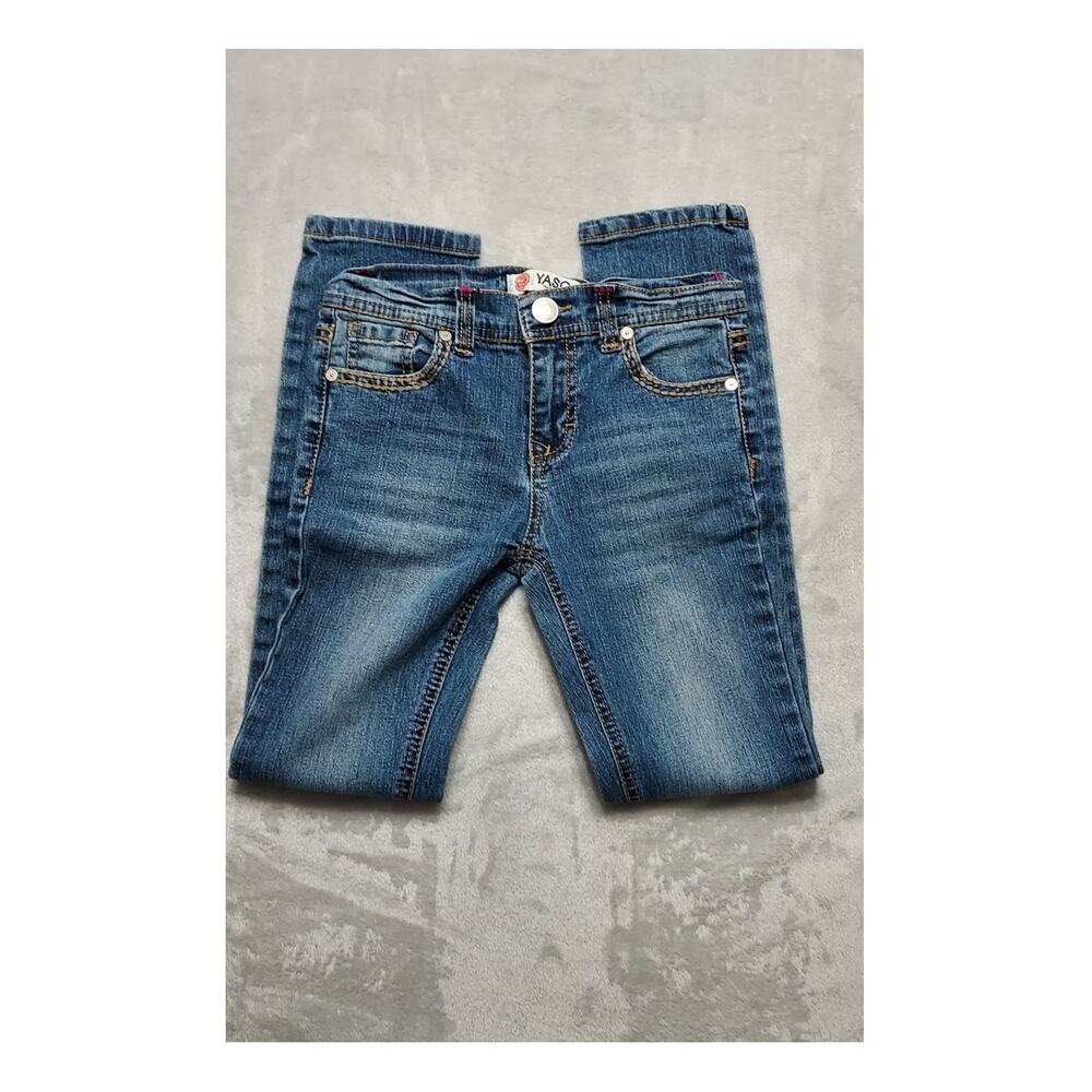 Vintage Mid Rise Bootcut Yaso Boho 5 Pocket Butterfly Jeans Girls Size 10
